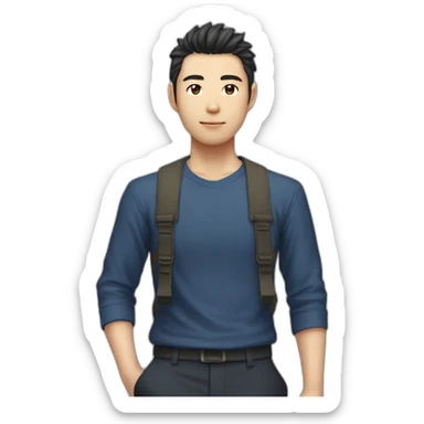 Takumi Japanese guy 26-year-old sticker