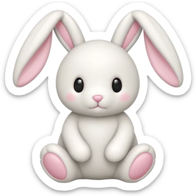 jellycat bunny sticker