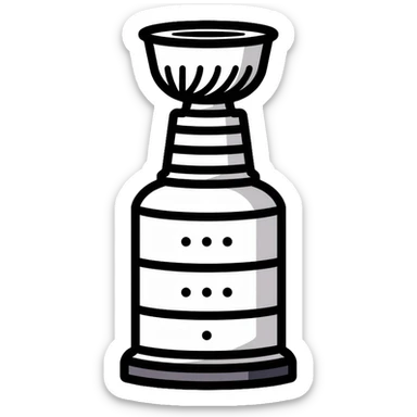 NHL Stanley Cup hockey championship trophy sticker