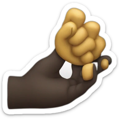 Noir choquée met ses mains derrière sa tête sticker