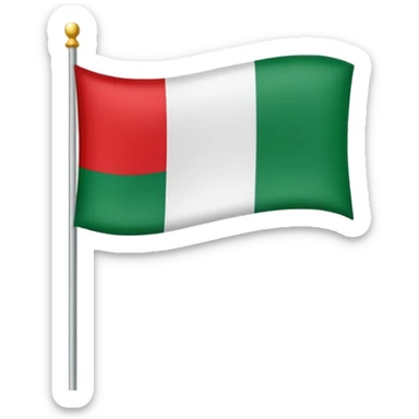 Flag of italia sticker