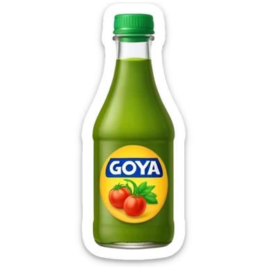 Goya Salsa Verde bottle sticker