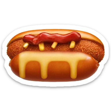 Currywurst on a Plate sticker