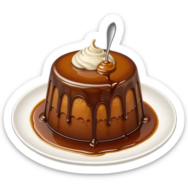 Sticky toffee pudding sticker