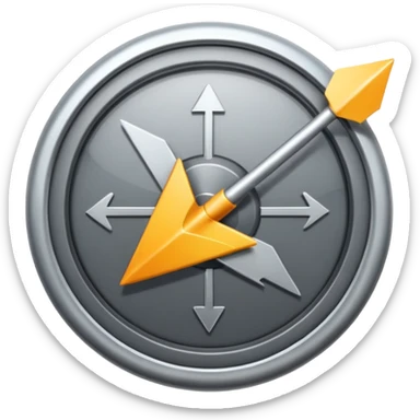 mac os icon rotation retro, gray 80s, arrows, direction circle sticker