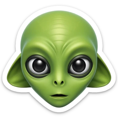 Extraterrestrial sticker