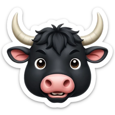 Ferdinand (black) from the Ferdinand disney movie sticker