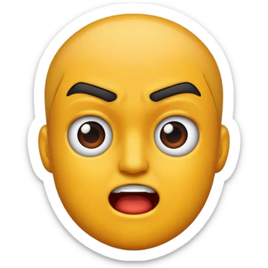 Getting Punched in the face sticker