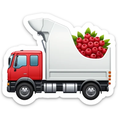 Truck Wildberries company. Side view sticker