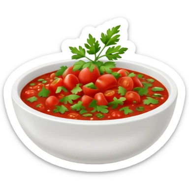 Homemade salsa sticker