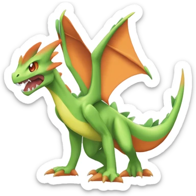 Flygon-Sceptile-Charizard-Fakemon full body sticker