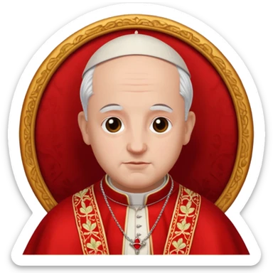 Pope Leo with Mozetta sticker