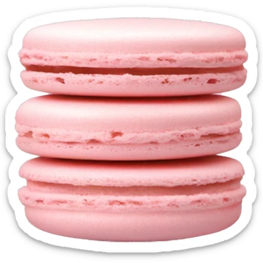 Light pink macaron sticker