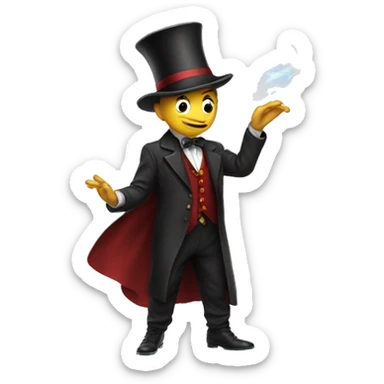 Magician Going towar sticker