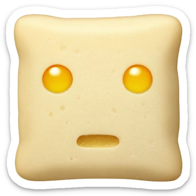 Rice Cake Boiled in a Rhombus-shaped sticker