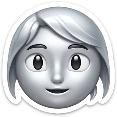 rare mineral platinum  sticker