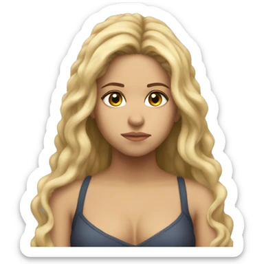 Sad Shakira sticker