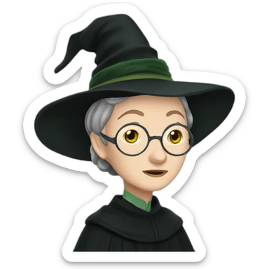 Minerva McGonagall sticker