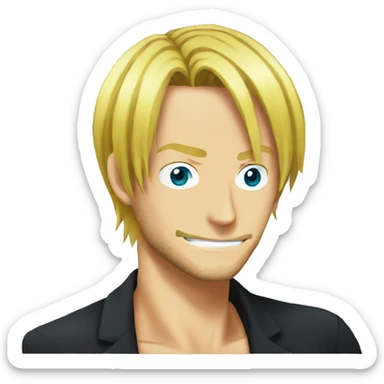 Sanji from one piece sticker