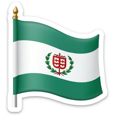 bandera de andalucía estilo Whatsapp sticker