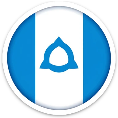 This is the flag of the Italian football club SSC Napoli. It features a large white letter “N” in the center, set against a blue circle, with a lighter blue background. Are you interested in knowing more about the team, its history, or something else related to this flag?
Emoji maker sticker