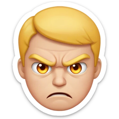 When you're mad but you don't to show  sticker