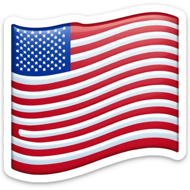 usa flag sticker