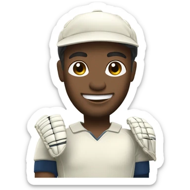Create a collection of 3D avatars specifically designed to represent cricket players. Each avatar should feature detailed cricket gear, including helmets, gloves, bats, balls, pads, and uniforms in diverse and vibrant color schemes.  sticker