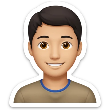 Bc 1000's Asian male sticker