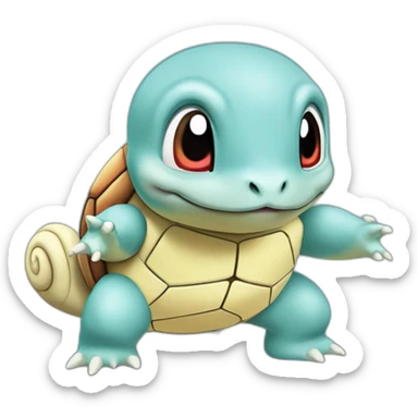The Pokémon squirtle sticker