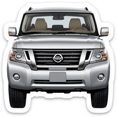 Nissan Patrol y62 - Nissan (Model Year: 2022) (Iconic colour: Silver) sticker