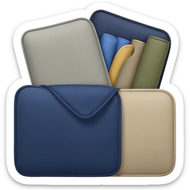 fabrics grey navy olive beige sticker