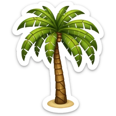 un animal palmier sticker