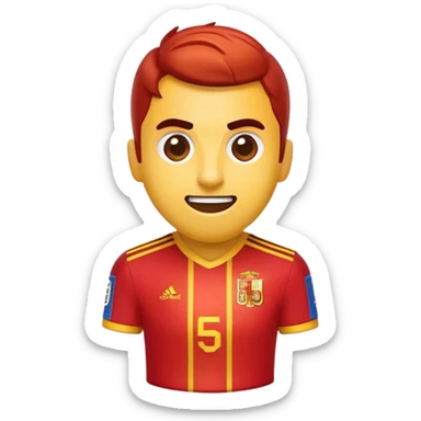 Cinematic Realistic La Liga Pop Culture Emoji, showcasing a dynamic portrayal of Spain's premier football league rendered with lifelike detail and energetic, modern lighting. sticker