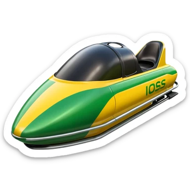 Jamaican bobsled sticker
