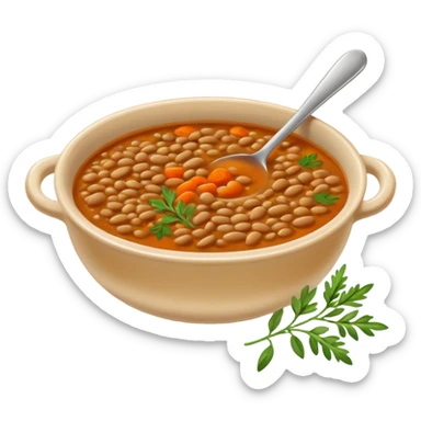 Lentens soup sticker