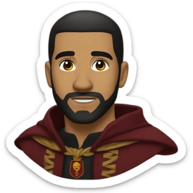 Drake in griffindor sticker