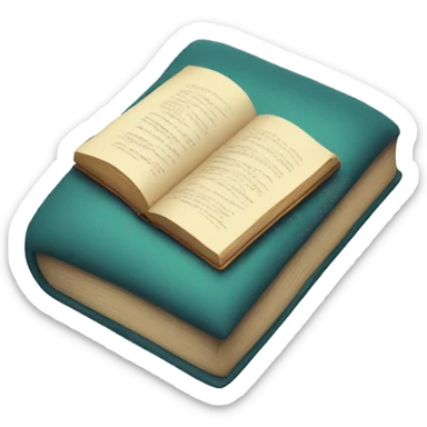 book on sofa  sticker