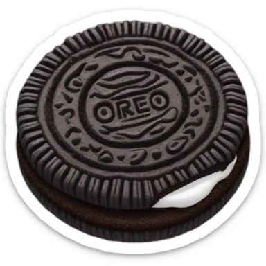 Oreo cookie sticker