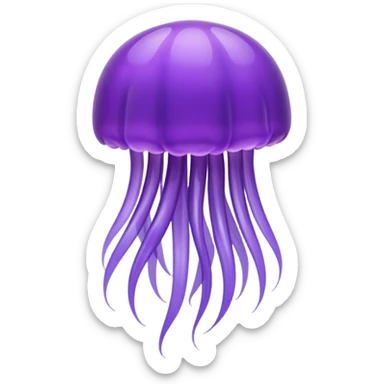 jellyfish grape sticker