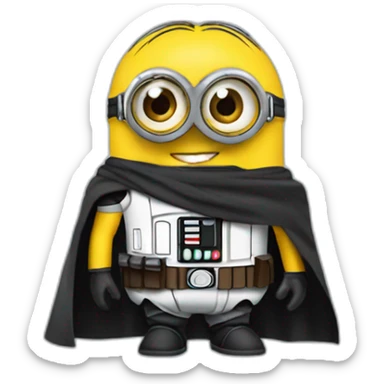 Star Wars minion sticker