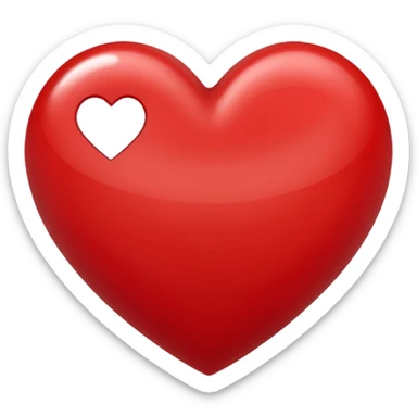 Polish heart sticker