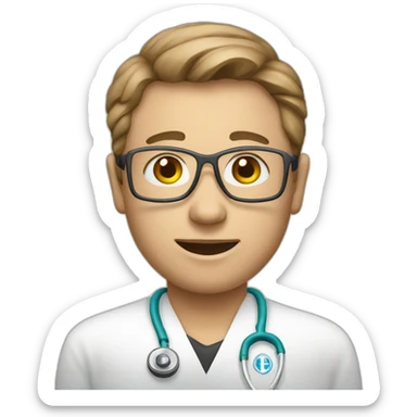 world health organization icon sticker