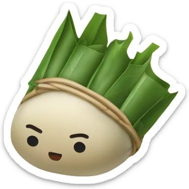  Wrapped Glutinous Rice Dumpling with Bamboo Leaves sticker
