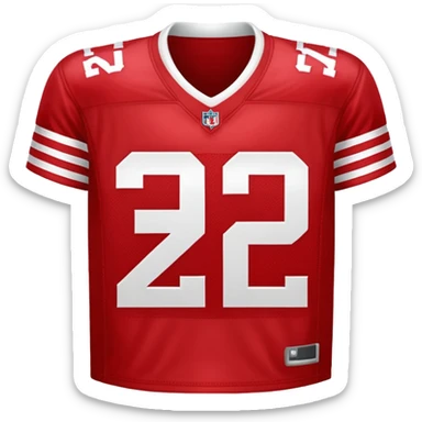 NFL players jersey | need only jersey no 22  sticker
