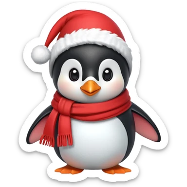 cute penguin character, winter vibe, small scarf, 3D cartoon, mobile game icon style, clean background, no text, no watermark


 sticker