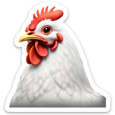 bantam chicken sticker