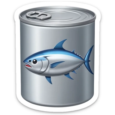 create a can of tuna emoji sticker