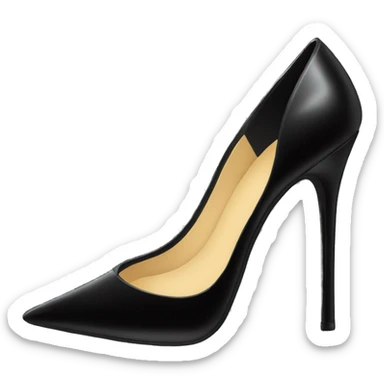 Black stilettos sticker