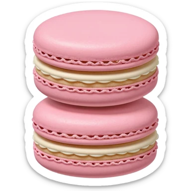 Light pink macarons sticker